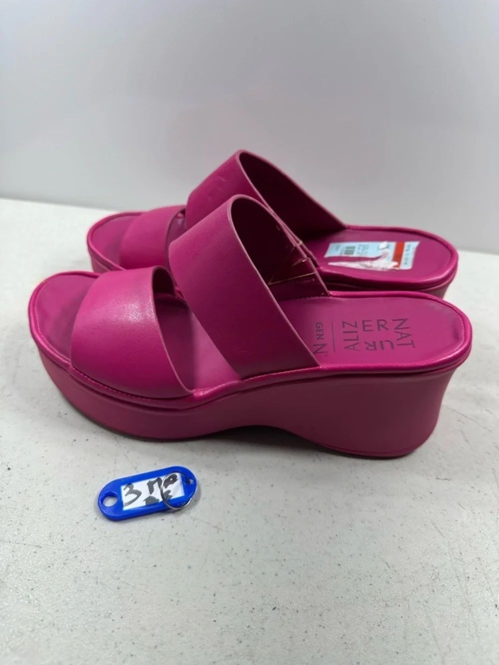 NATURALIZER Gen N Rally Platform Women Slide Wedge Sandal  7M
